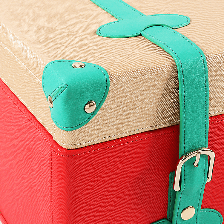 Christmas Gift PU Leather Decorative Storage Large Trunks