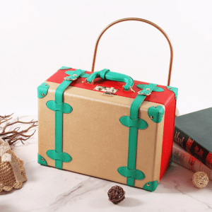 Christmas Gift PU Leather Decorative Storage Large Trunks