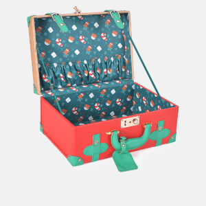 Christmas Gift PU Leather Decorative Storage Large Trunks