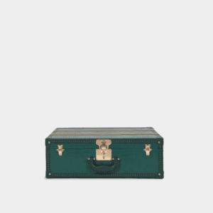 Green Crocodile Print PU Leather Decorative Storage Trunks