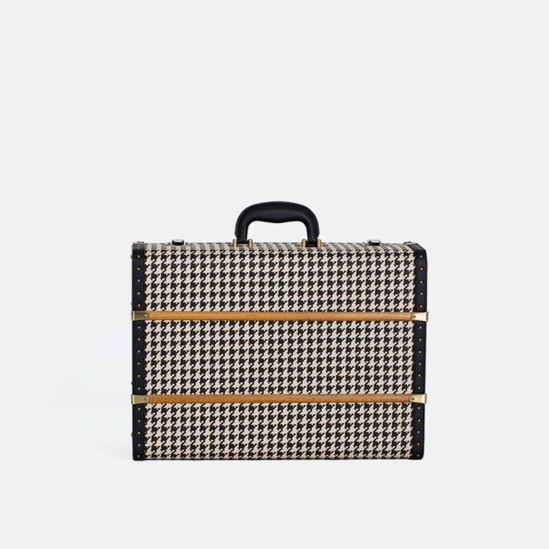 Medium Black Houndstooth Trunk