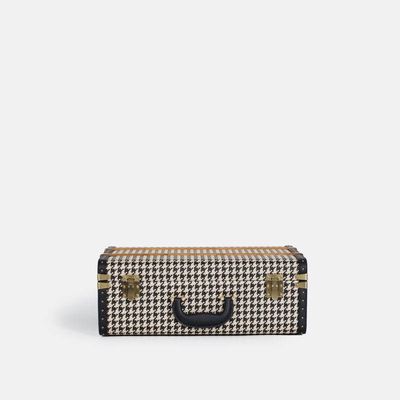 Medium Black Houndstooth Trunk