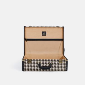 Medium Black Houndstooth Trunk