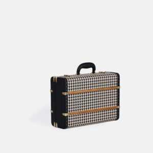 Medium Black Houndstooth Trunk