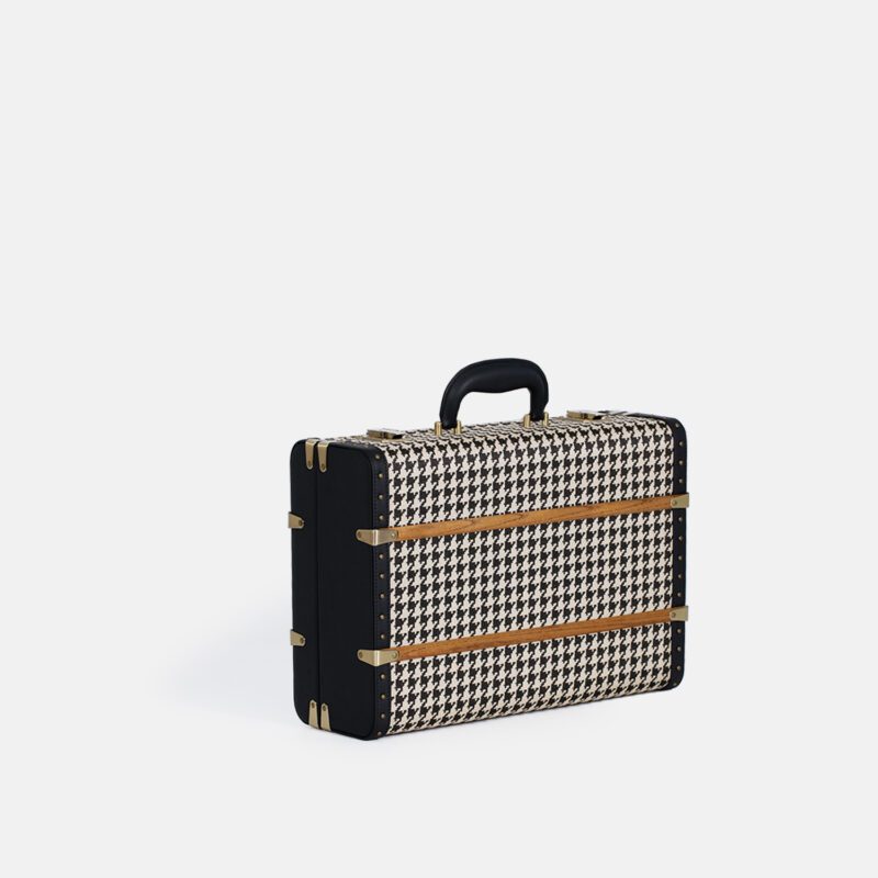 Medium Black Houndstooth Trunk