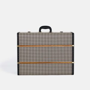 Extra Large Black Houndstooth Trunk