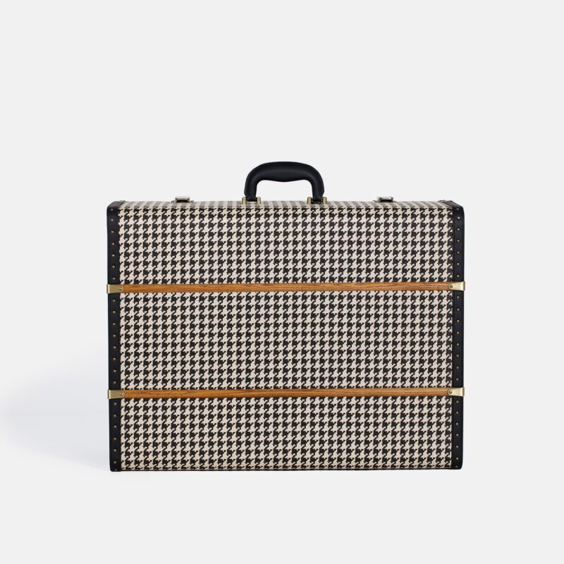 Extra Large Black Houndstooth Trunk