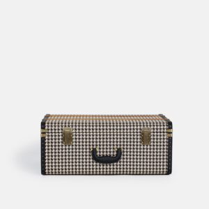 Extra Large Black Houndstooth Trunk