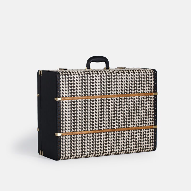 Extra Large Black Houndstooth Trunk