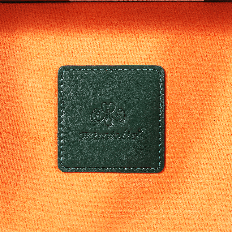 Extra large Lime Green Chessboard PU Leather Trunk