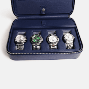 8 Piece Travel Zip Watch Case