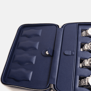 8 Piece Travel Zip Watch Case