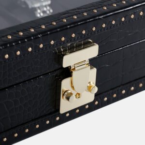 10 peiece Watch Box Crocodile Leather Case with Window