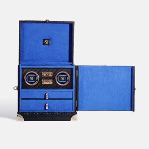 Double Automatic Watch Winder with Storage