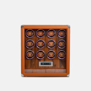 12 Piece Automatic Watch Winder with Storage