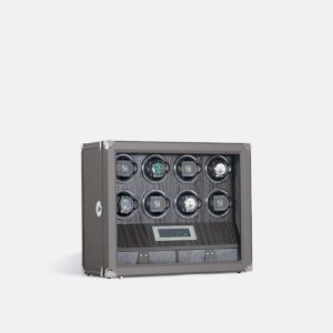8 Piece Automatic Watch Winder with Storage