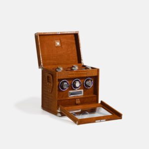 Triple Automatic Watch Winder with Storage