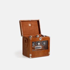 Triple Automatic Watch Winder with Storage