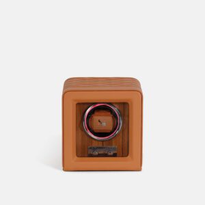 Single Slot Quilted PU Leather Watch Winder
