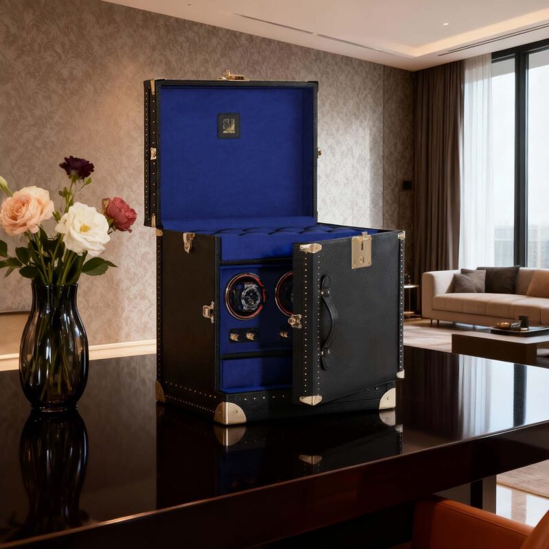 Triple Automatic Watch Winder with Storage