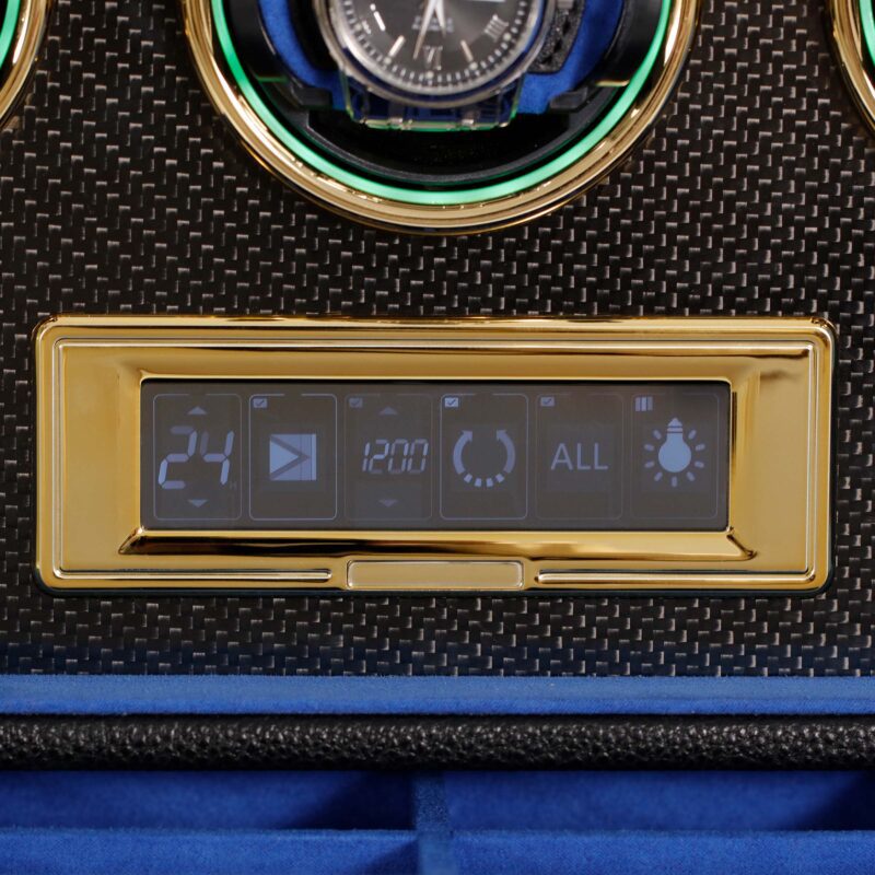 Luxury Trunk Watch Winder - 6 Rotors with 15 Slots Watch & Jewelry Storage Cabinet