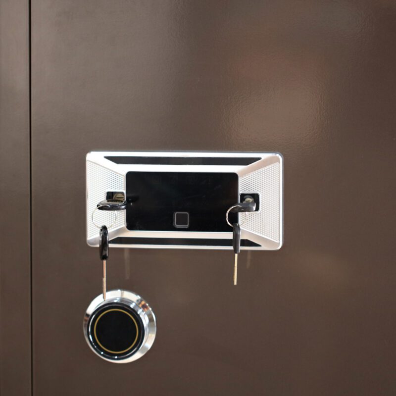 Bronze Edition 20-Watch Winder & Jewelry Safe with Fingerprint Access