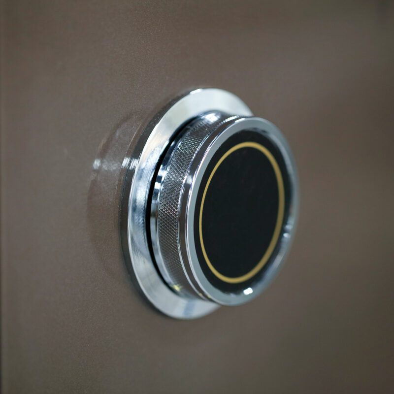 Bronze Edition 20-Watch Winder & Jewelry Safe with Fingerprint Access