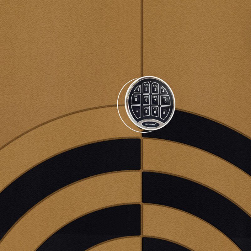 Luxury 20-Rotor Watch Winder Safe - High Security Jewelry Vault with SecuRam Lock