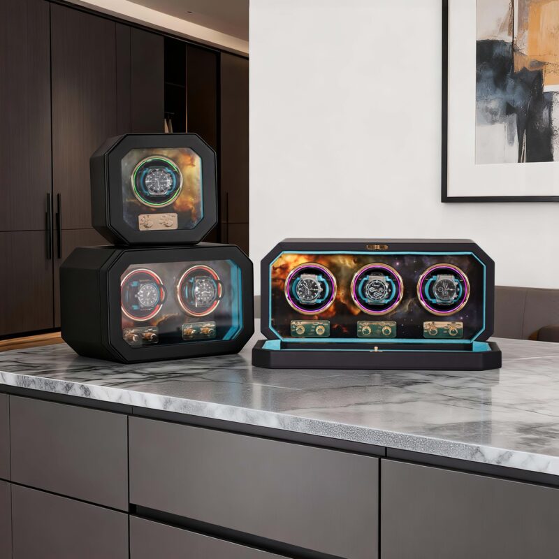 Luxury Double Galaxy Watch Winder