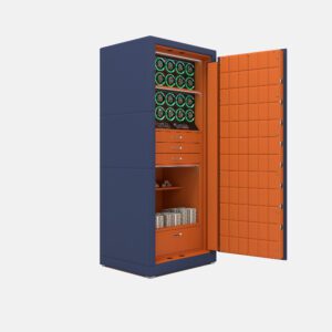 Luxury 24-Rotor Watch Winder Safe - High Security Jewelry Vault with SecuRam Lock