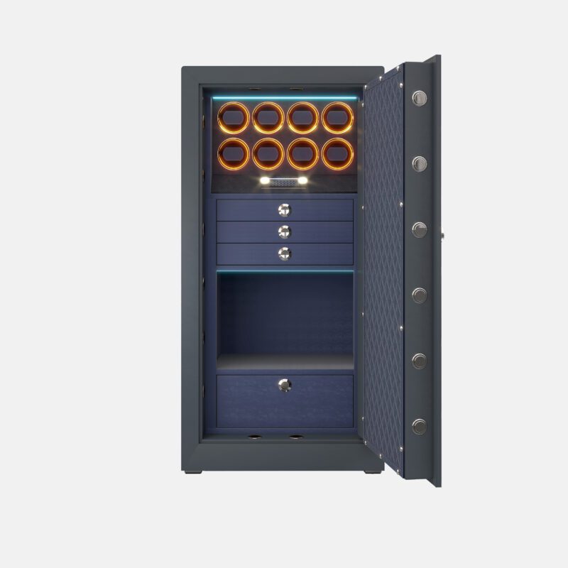 Luxury 8-Rotor Watch Winder Safe