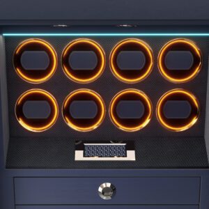 Luxury 8-Rotor Watch Winder Safe