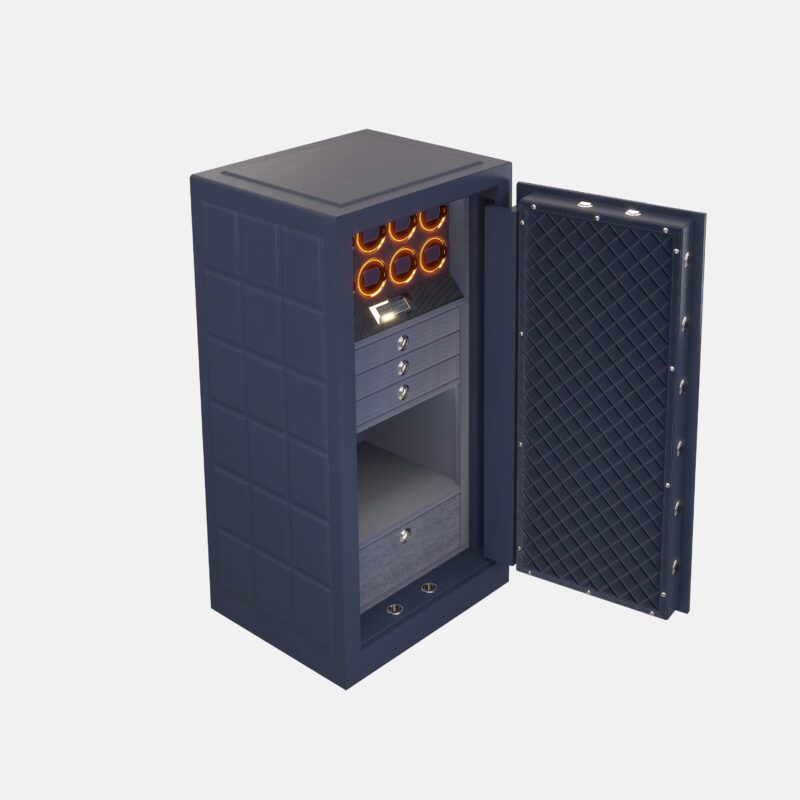 Luxury 8-Rotor Watch Winder Safe