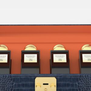 曲线 6 Croc-Embossed Leather Perfume Presentation Case