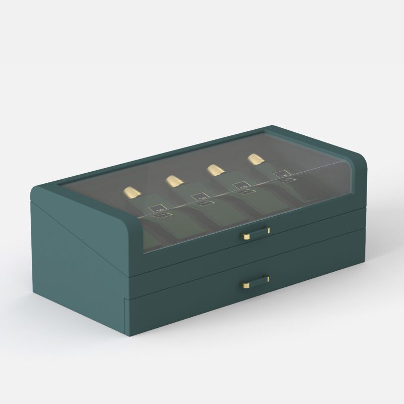 The Grand Fragrance Vault Premium Double-Layer Perfume Showcase