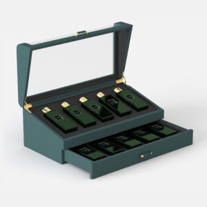 The Grand Fragrance Vault Premium Double-Layer Perfume Showcase