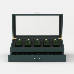 The Grand Fragrance Vault Premium Double-Layer Perfume Showcase