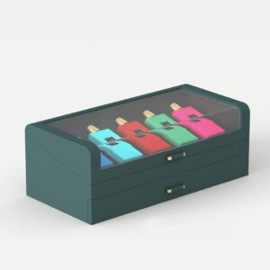 The Grand Fragrance Vault Premium Double-Layer Perfume Showcase