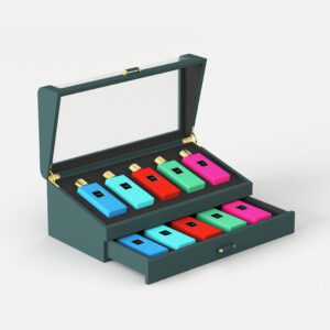 The Grand Fragrance Vault Premium Double-Layer Perfume Showcase