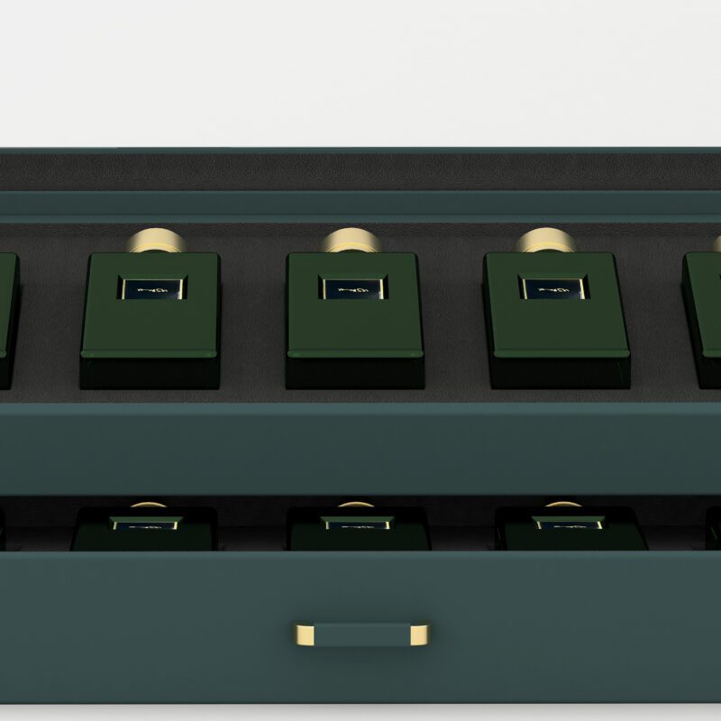 The Grand Fragrance Vault Premium Double-Layer Perfume Showcase