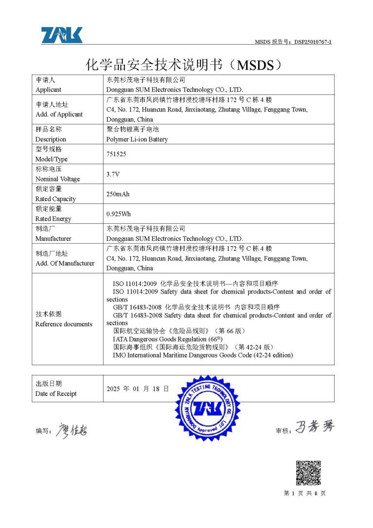 MSDS