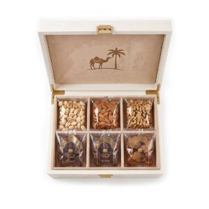 Date and Nut Gift Box with Six Compartments