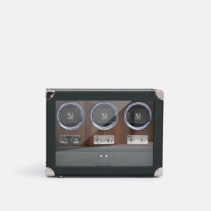 Triple Automatic Watch Winder with Storage