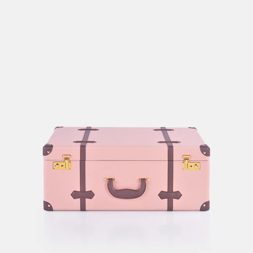 Pink PU Leather Decorative Storage Trunks