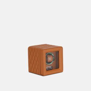 Single Slot Quilted PU Leather Watch Winder