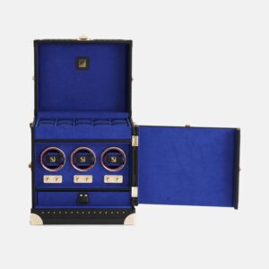 Triple Automatic Watch Winder with Storage