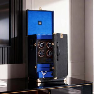 Luxury Trunk Watch Winder - 6 Rotors with 15 Slots Watch & Jewelry Storage Cabinet