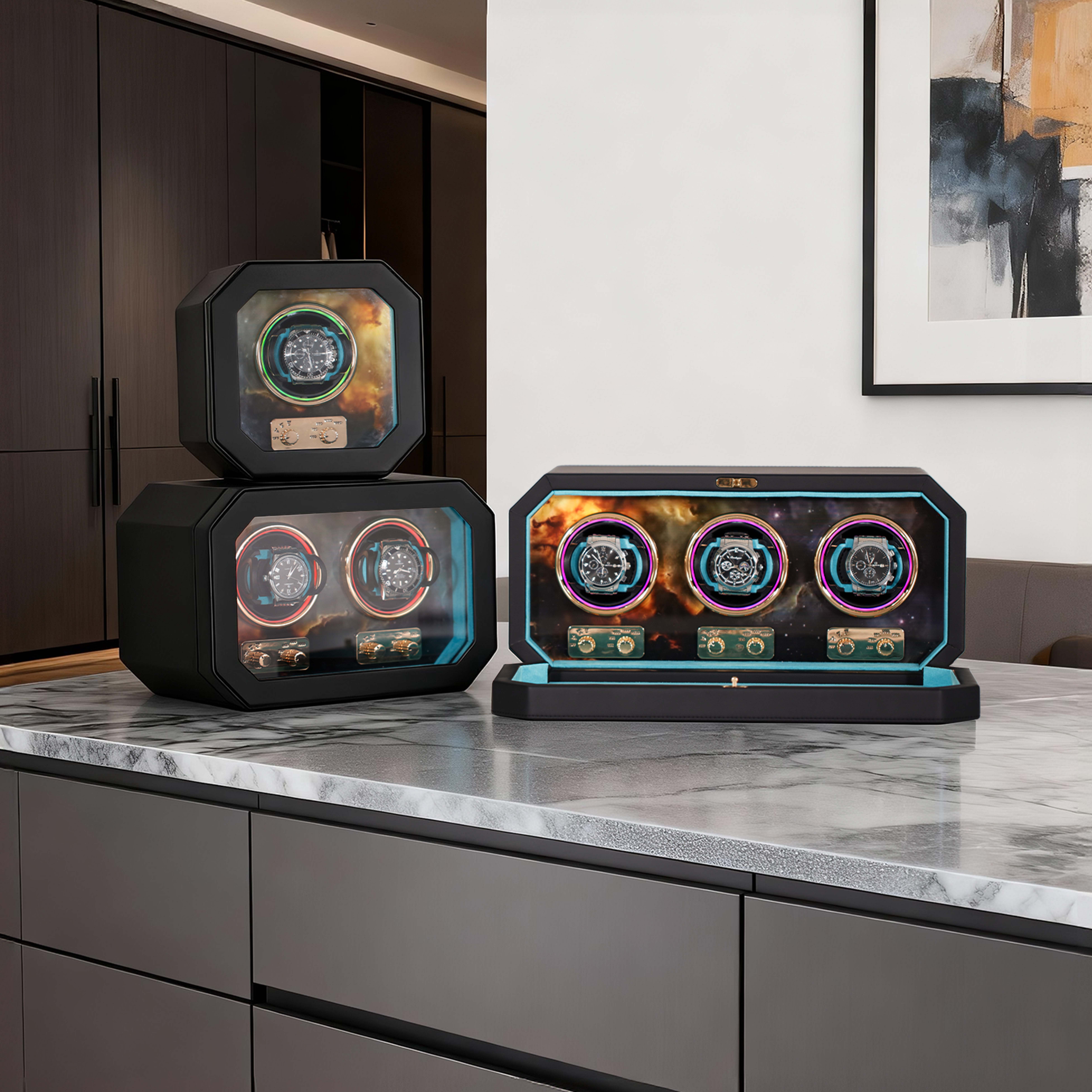 Luxury Single Galaxy Watch Winder