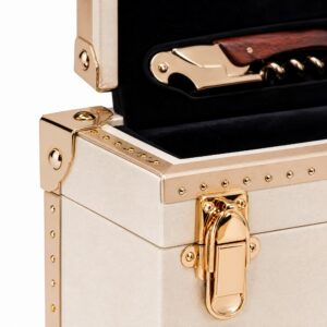 Single Wine Bottle Case with Corkscrew Holder – photo 4 Single Wine Bottle Case with Corkscrew Holder – photo 4
